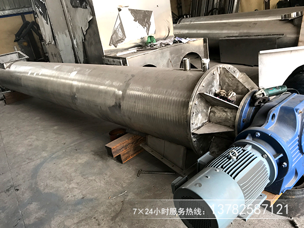 不锈钢材质的螺旋绞龙一般应用在耐高温、食品级上面