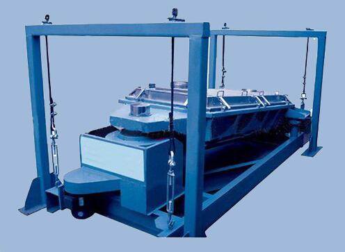 如何调整直线摇摆筛的进料装置？